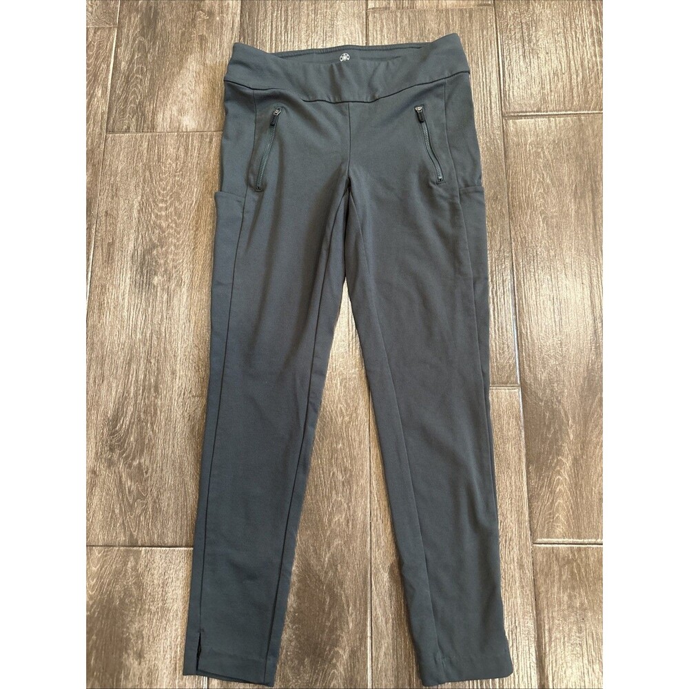 Gaiam  Jade Green Women’s Dressier Leggings Size‎ XS Athleisure Stretchy EUC